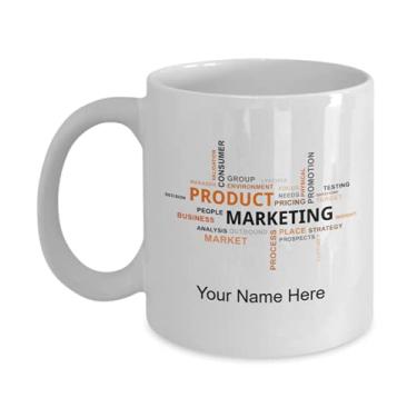 Imagem de Caneca de marketing de produto personalizada, copo de café de marketing de produtos, ideia de presente de marketing de produtos - Caneca de café de 325 ml