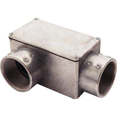 Imagem de Condulete fixo 3" tipo"LR" - com tampa/rosca BSP/sem pintura Tramontina