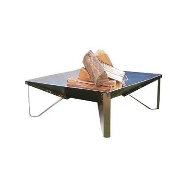 Imagem de Lareira a Lenha Grande Área Externa Jardim Portátil 68x68cm
