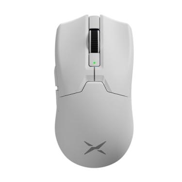 Imagem de DeLUX M800Ultra Mouse Gamer sem Fio, PAW3395 com 26000DPI, Nordic 52840 MCU, 55g Leve, 120 Horas de Resistência, Conexão Trimodo, Taxa de Pesquisa de 1000 Hz (600mAh-Branco)