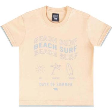 Imagem de Camiseta Infantil Menino Mangas Curtas Coral Surf Tam 2 a 3 - Biogás-Masculino