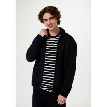 Imagem de Jaqueta Hering Básica Masculina Em Moletom Relaxed-Masculino