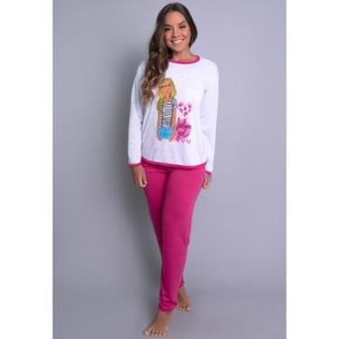 Imagem de Pijama MVB Modas Longo Inverno Feminino-Feminino