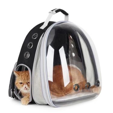 Imagem de Lollimeow Mochila de transporte para gatos, bolsa expansível para gatos e cães pequenos, mochila de viagem aprovada por companhias aéreas para caminhadas, caminhadas e aventuras ao ar livre - suporta