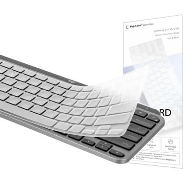 Imagem de Digi-Tatoo Capa de teclado para Logitech MX Keys Mini (layout dos EUA) - Ultra fina, capa protetora de teclado de alta transparência