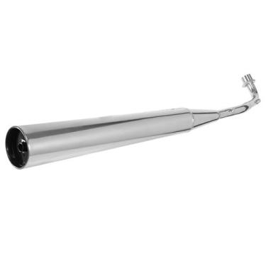 Imagem de Escapamento Cromo Forte Modelo Original Traxx 50 Cromado, CROMADO, TRA