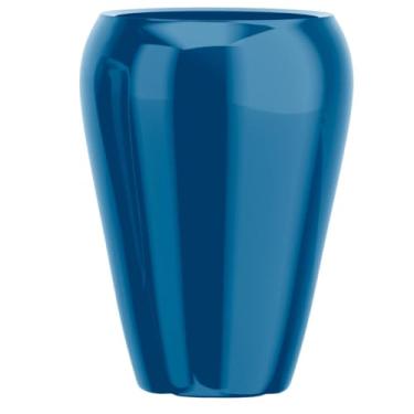 Imagem de Vaso Vietnamita Fibra De Vidro Decorativo Tóquio M 62cm (Azul Metálico)
