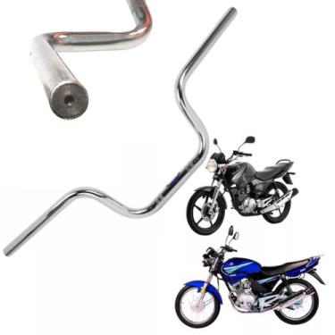 Imagem de Guidão Ybr 125 2001 ate 2015 Factor Yamaha Com Furos Para O Peso Rosca