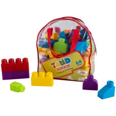 Imagem de Blocos de Montar Tand Júnior Toyster Brinquedos - 64 Peças