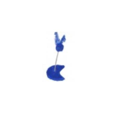 Imagem de Arranhador brinquedo lua com mola - Sao Pet, Azul