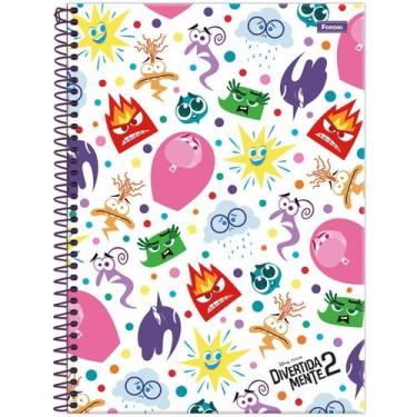 Imagem de Caderno Foroni universitário divertidamente 200x275mm 80fls