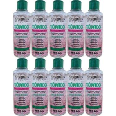 Imagem de Kit 10 Tônico Revitalizante Remove Impurezas Suaviza Limpa - Rhenuks