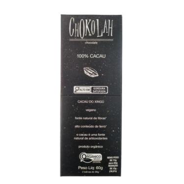 Imagem de Chocolate 100% Cacau Zero Açúcar Orgânico Chokolah 60G
