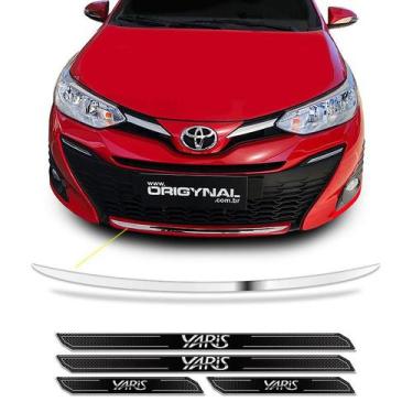 Imagem de Kit Soleira Yaris Hatch Sedan 2018/2020 +  Friso Para-choque - SPORTIN