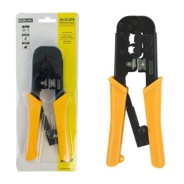 Imagem de Alicate Rede Rj45 E Rj11 Profissional Premium Original Kokay, SC-568R