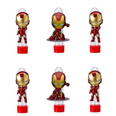 Imagem de 20 Tubetes Personalizado Lembrancinha Homem de Ferro - Barbara Utilida