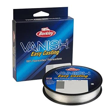 Imagem de Berkley Linha de pesca Vanish Fluorocarbono e material líder transparente - Linha Fluoro, 220 jardas/9 kg