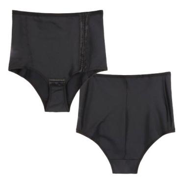 Imagem de Kit 2 Calça Pós Parto Cinta Abdominal Modeladora Super Alta - Femminar