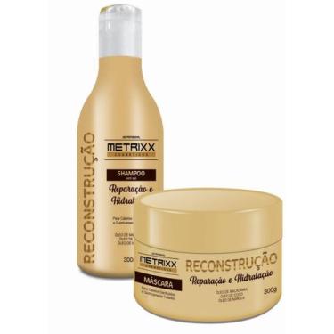 Imagem de Kit Capilar Reconstrução Shampoo e Máscara Metrixx - Metrixx Cosmético