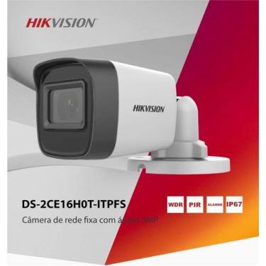 Imagem de Camera Hikvision Bullet Mini DS-2CE16H0T-Itpfs 5MP