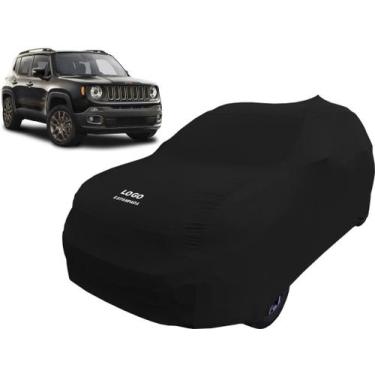 Imagem de Capa Para Carro De Tecido Lycra Jeep Renegade Anti-risco - Mz, Preta