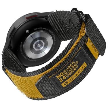 Imagem de Pulseira de relógio de liberação rápida de 20 mm para Samsung Galaxy Watch 6/5/5 Pro/4/3/Gear S3/S2/Active 2, pulseira de nylon para Amazfit GTS 4/4 Mini/3/2 /2e/2 mini, Bip 3 Pro/3/U Pro/Bip/Lite/S/S