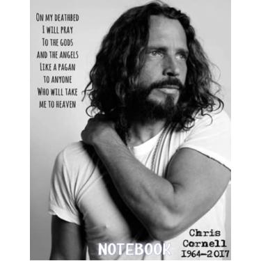 Imagem de Notebook : Chris Cornell RockBand Notebook Lined Page 6x9. Gift Book for Writing, Home or Work Thankgiving Notebook for Fans #44
