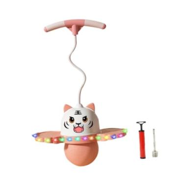 Imagem de rockible Bola de Pogo com Alça Jump Board Bola Quicando Brinquedo de Salto em Altura para Treinamento Corporal em Playground, Rosa