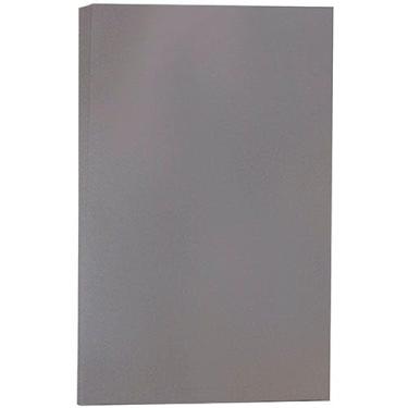 Imagem de LUXPaper Cartolina de 21,6 cm x 35,5 cm | Tamanho Ofício | Cinza fumê | Capa de 45 kg | 50 Qtd