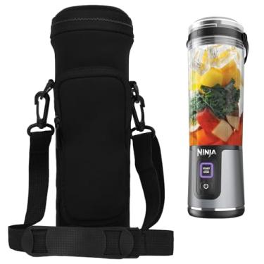 Imagem de CouldyCasi Bolsa de Armazenamento para Liquidificador Portátil com Alça de Ombro Bolsa de Armazenamento Totalmente Envolvida para Ninja Bc151Nv/Bc151Bk/Bc51Nv/Bc151Cr/Bc151Em/Bc151 (0, Preto)