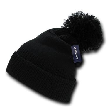 Imagem de DECKY 689-BLK Gorro pompom gigante, preto