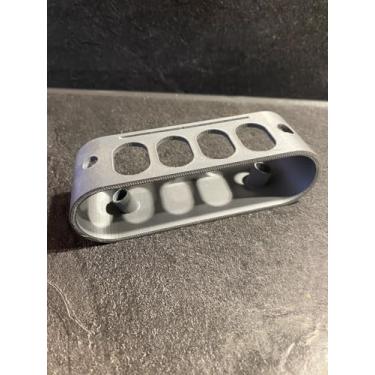 Imagem de Suporte - Organizador Para 4 Canetas Marcadoras, régua triangular e 2 lápis ou canetas. (Bronze/Marrom)