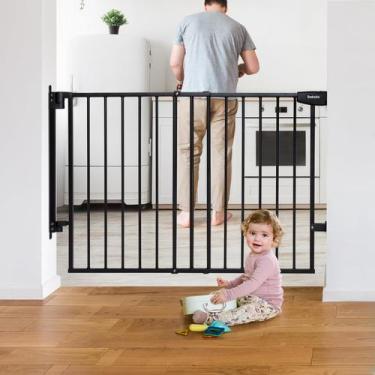 Imagem de Portão de Segurança para Bebê BABELIO (75 a 118 cm) - Sem Barra Inferi