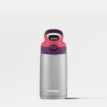 Imagem de Garrafa Térmica AUTOSPOUT Kids Rosa Inox Contigo  384ml, Único, Unisex