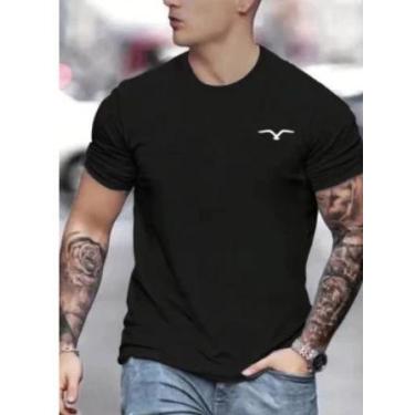 Imagem de Camiseta Masculina de algodão manga curta marca de luxo moda top stree