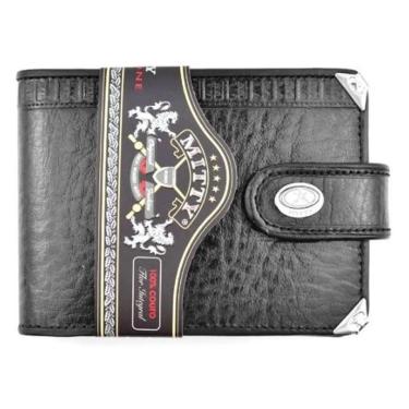 Imagem de Carteira De Coutro Legitimo Preto Mitty M21F