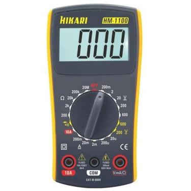 Imagem de Multimetro Digital Hikari Hm-1100 Cat Iii 600v