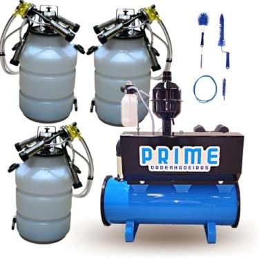 Imagem de Ordenhadeira Balde Ao Pé Bv 600, Motor 2 Cv, 3 Conjuntos Completa (220, Volts (CC))