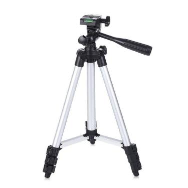 Imagem de Tripé Alumínio Câmera Fotográfica E Celular 1m Prata