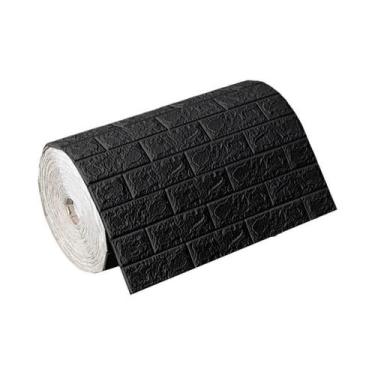 Imagem de Papel De Parede Impermeável Autoadesivo Com Padrão De Tijolo 3D Quente