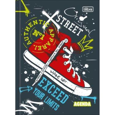 Imagem de Agenda Diária Permanente Costurada Tilibra Pepper Feminina /Masculina 