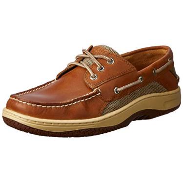 Imagem de SPERRY Top-Sider Billfish Mens Casual Moc Toe Leather Boat Shoes Dark Tan WIDE WIDTH 8.5