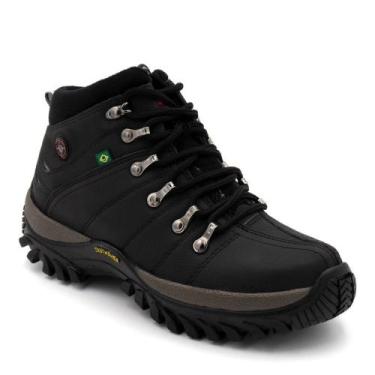 Imagem de Tênis Bota Masculino Coturno - FLZ Shoes, Preto, 40