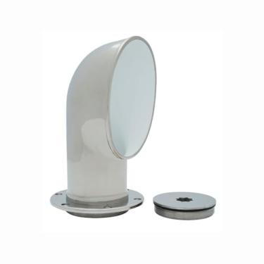 Imagem de Buchan Marine Ventilação oval de 10 cm com placa de convés para ventilação de barco