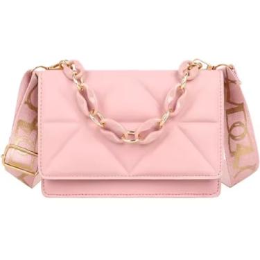 Imagem de Bolsa Feminino de Luxo Casual (Rosa)