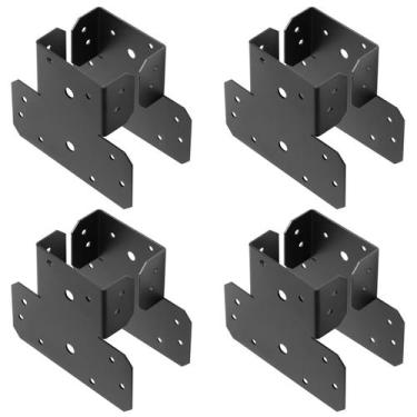 Imagem de Conector Post to Beam Mountain Ark 4x4 preto, 8 unidades (conjunto de 