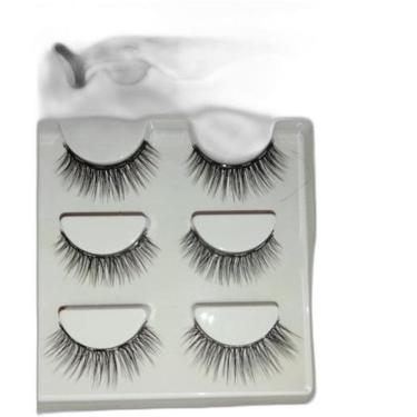 Imagem de Kit Cílios Magnéticos Postiços Com Imã + Delineador - 60