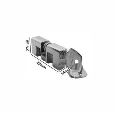 Imagem de Cilindro Miolo Para Fechadura Pado 725 Cromado