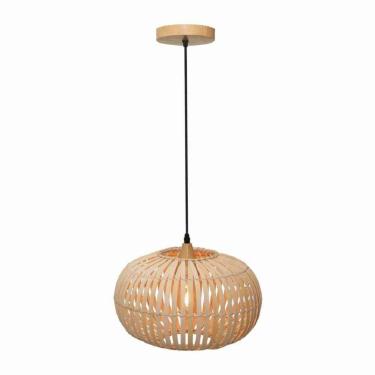Imagem de Pendente Bio 350 Fibra De Bambu 1xe27