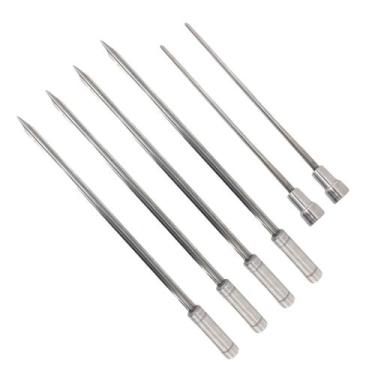 Imagem de 10x Espetos De Inox Lâmina 70cm 6-Espada e 4-Duplo Churrasc - INOX LAU